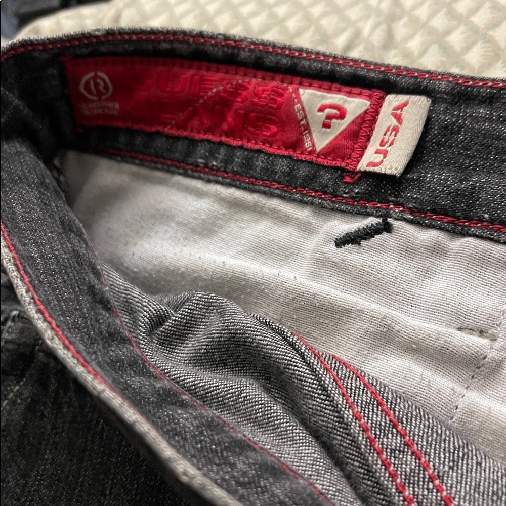 Guess Y2K Men's Dark Gray Jean Shorts size 34 - Picture 6 of 10